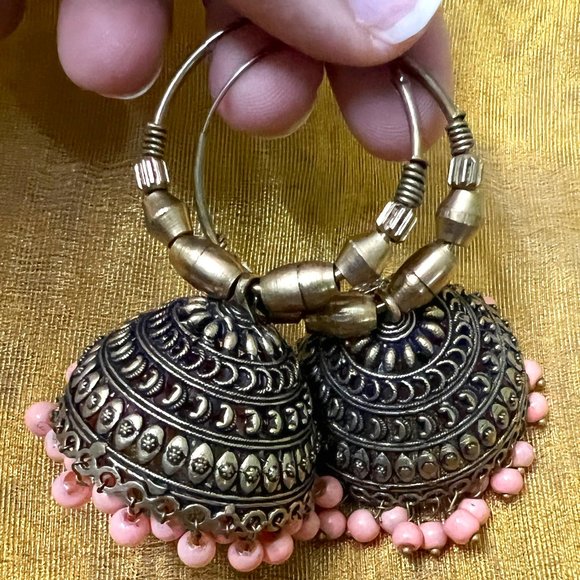 Accessories - Beaded Metal Sandal Hoops